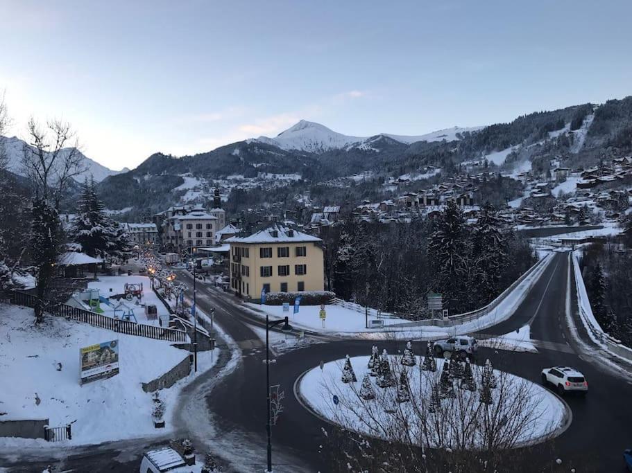 Appart Cosy Et Lumineux Au Coeur De Saint Gervais Exterior foto